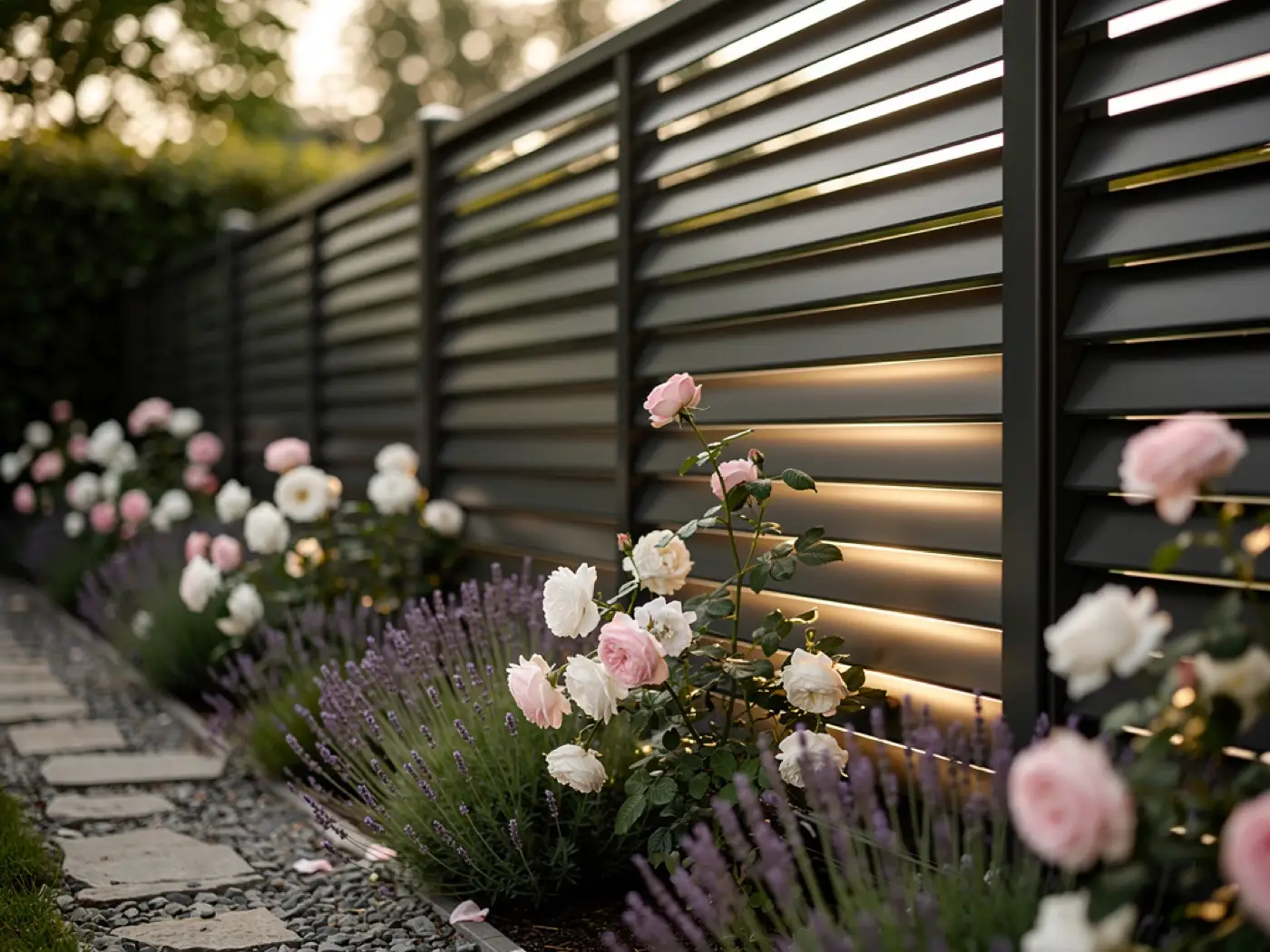 Recinzione LuxGuard — giardino privato